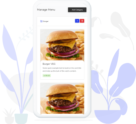 Create Digital Menu